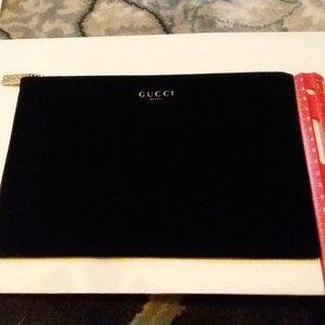 Gucci Beauty Black Cosmetic/Jewelry Pouch